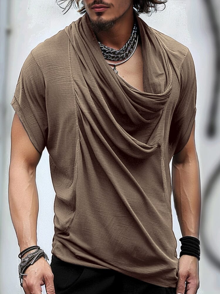 Casual Chic Drape Neck Top