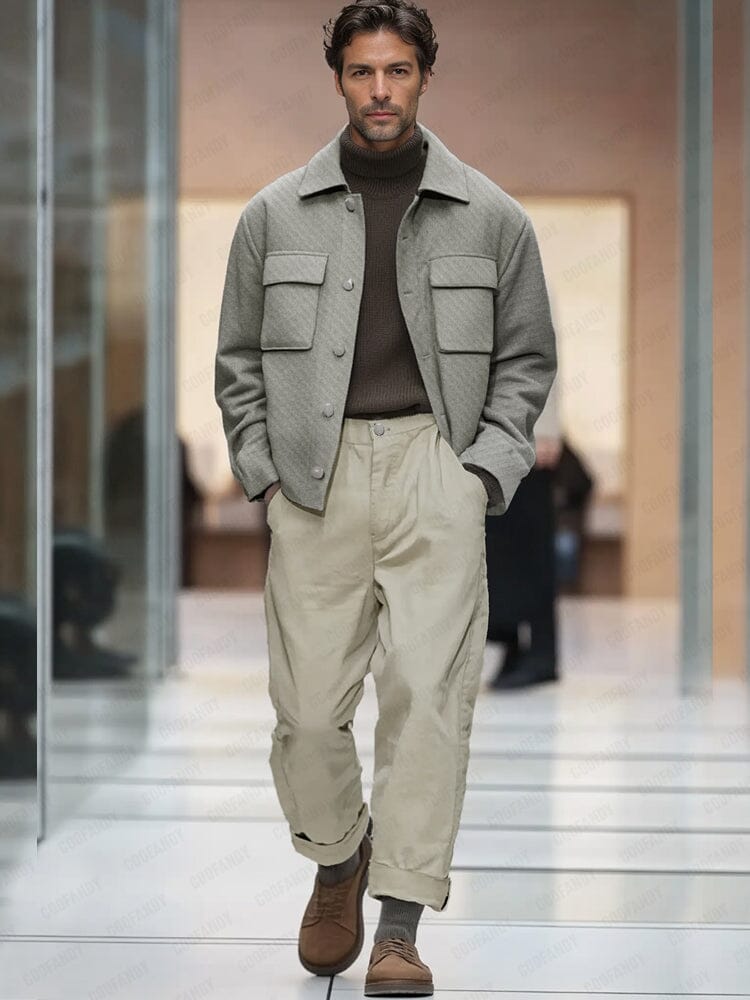 Refined Utility Comfort Jacket