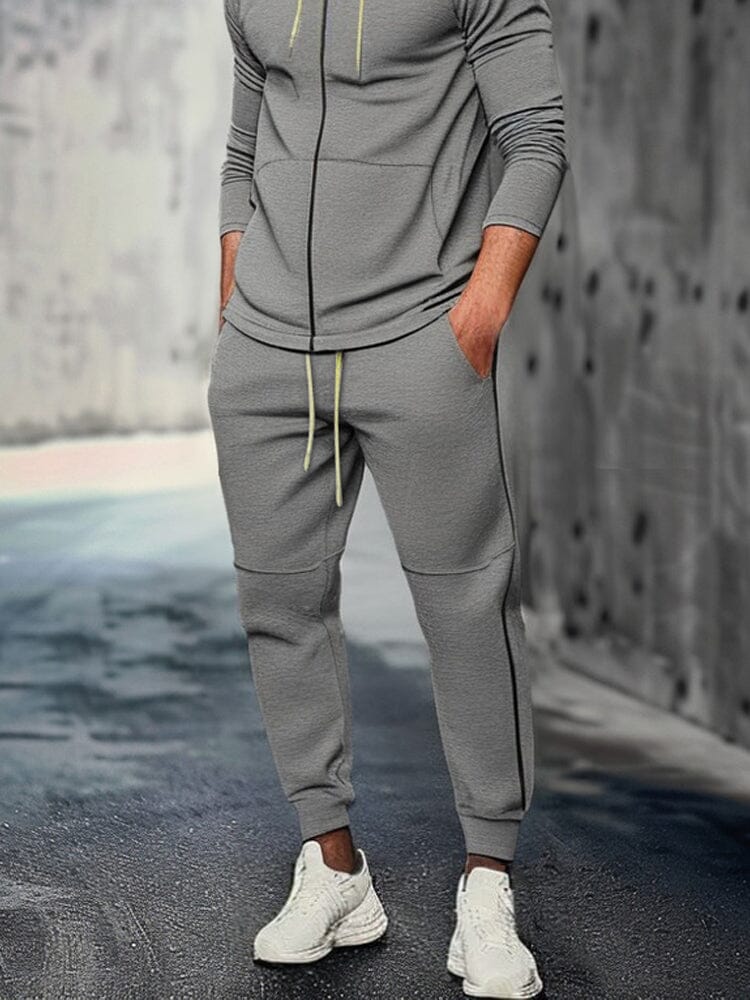 Athleisure Hooded Jacket Jogger Set