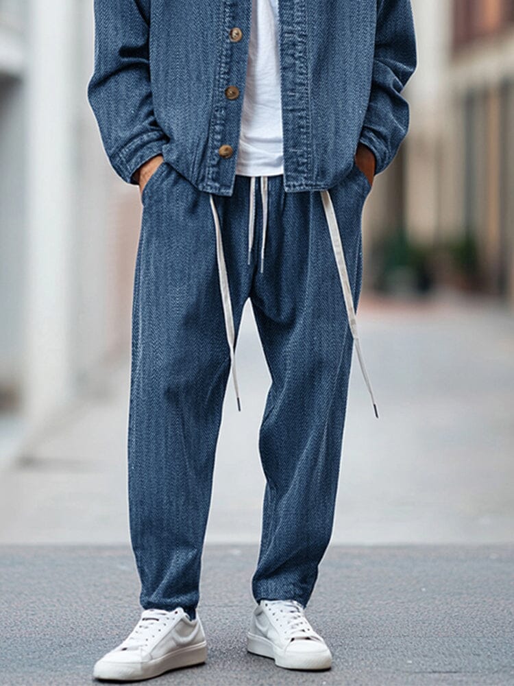 Casual 2-Piece Denim Jacket Set