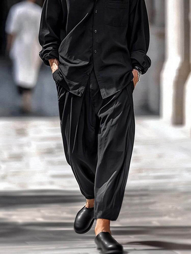 Casual Minimalist Two-Piece Set