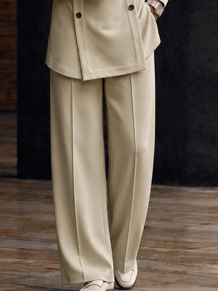 Designer Double Row Button Detail Matching Set