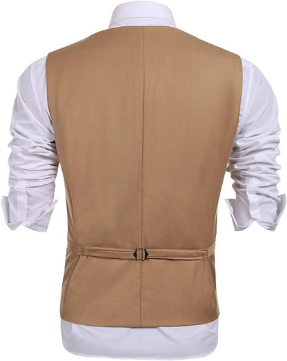 Slim Fit Sequins Vest (US Only)
