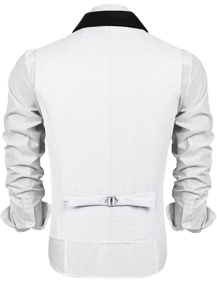 Buttons V-neck Suit Vest (US Only)