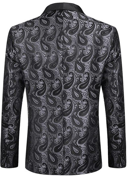 Paisley Shawl Lapel Blazer (US Only)