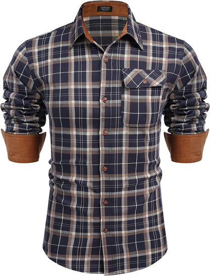 Flannel Button Down Plaid Shirts (US Only)