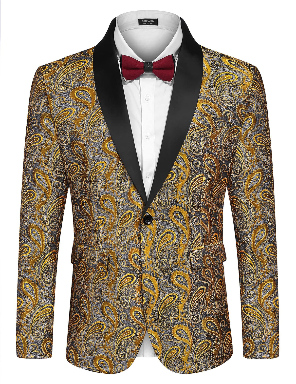 Paisley Shawl Lapel Blazer (US Only)