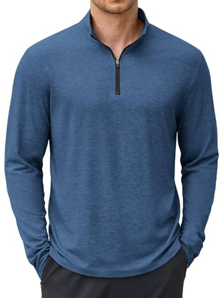 Lightweight Quarter Zip Mock Neck Golf Pullover (US Only)