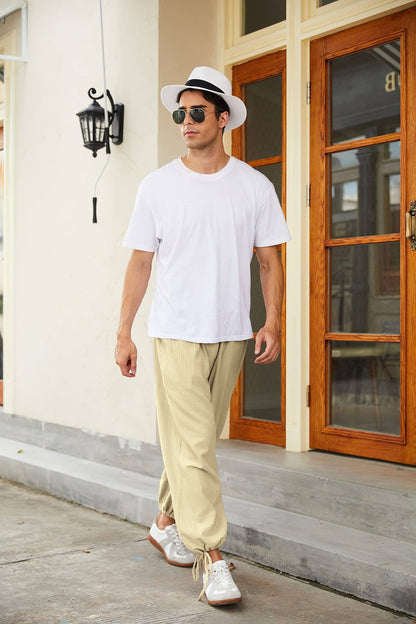 Cotton Linen Style Loose Yoga Pants (US Only)