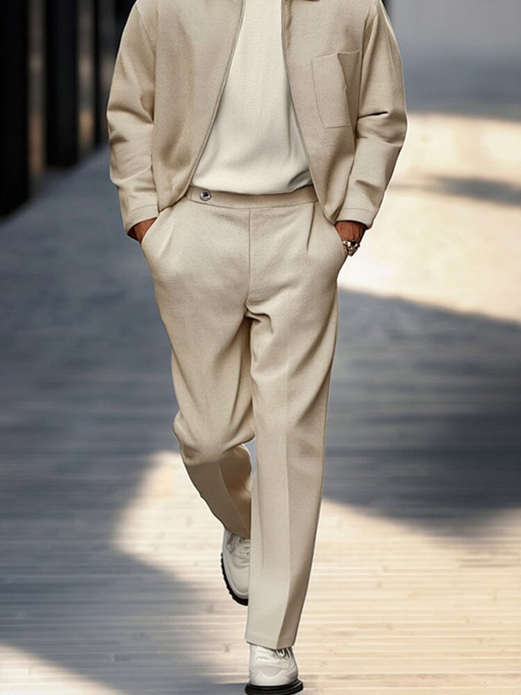 Versatile Jacket Pants Set