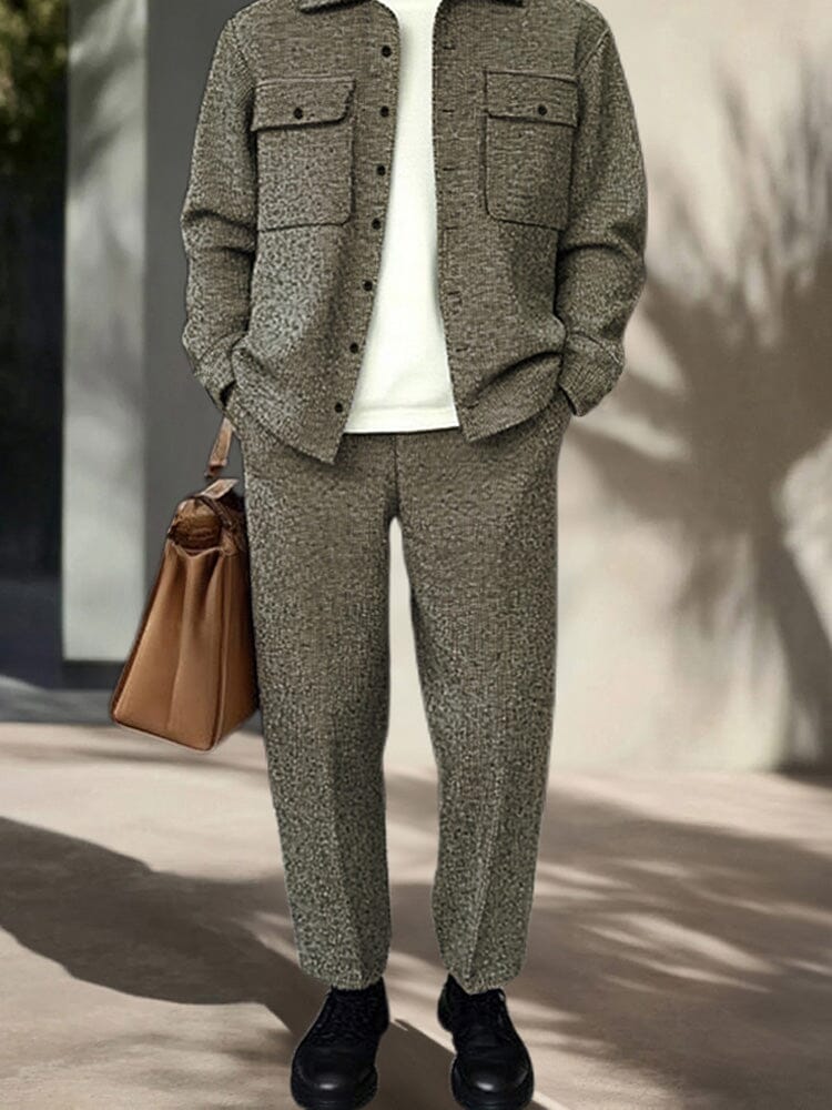 Modern Workwear Jacket Pants Set
