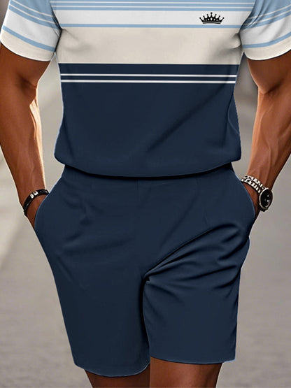 Modern Casual Colorblock 2-Piece Set