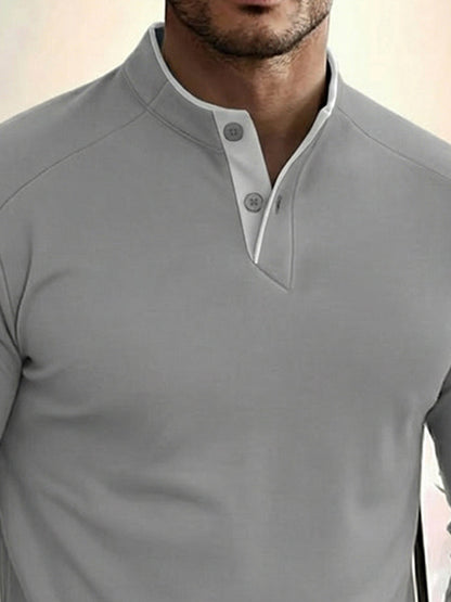 Layering Essential Contrast Placket Shirt