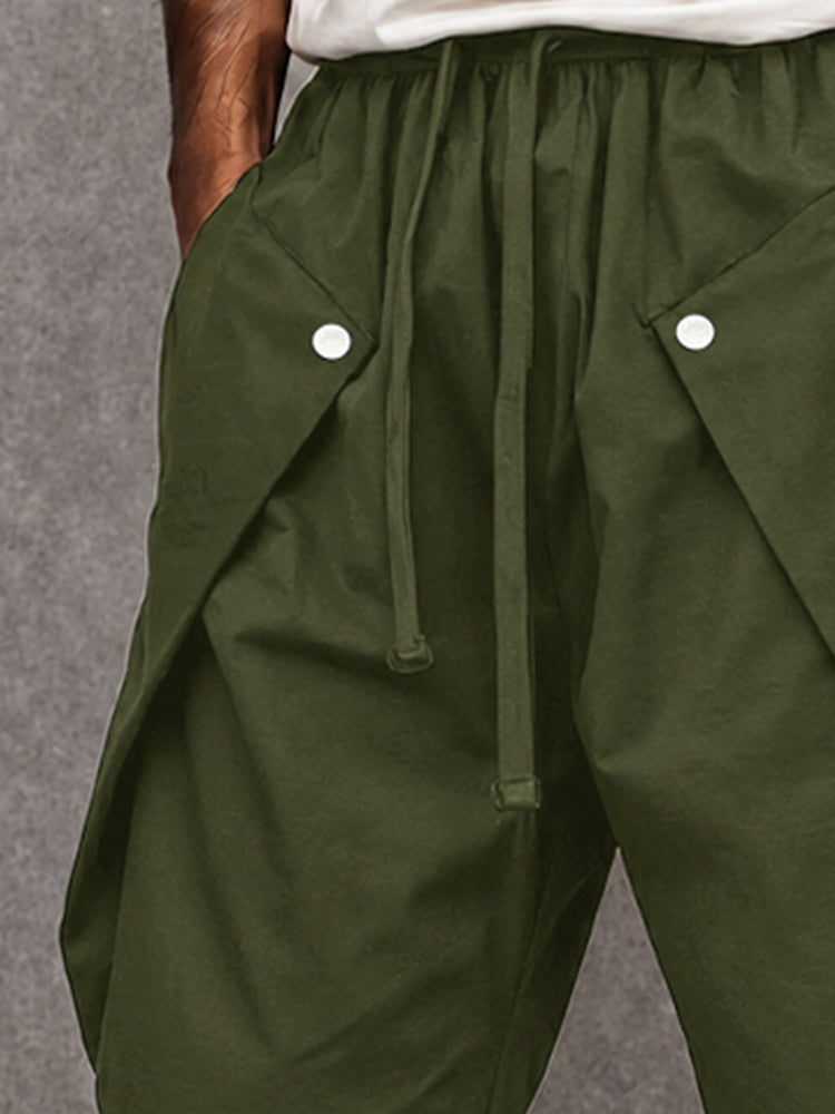 All-Day Comfort Elastic Waist Cargo Shorts