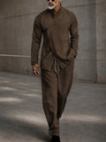 Vintage Minimalist Suede Texture Matching Set