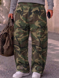 Casual Statement Printed Wide-Leg Pants