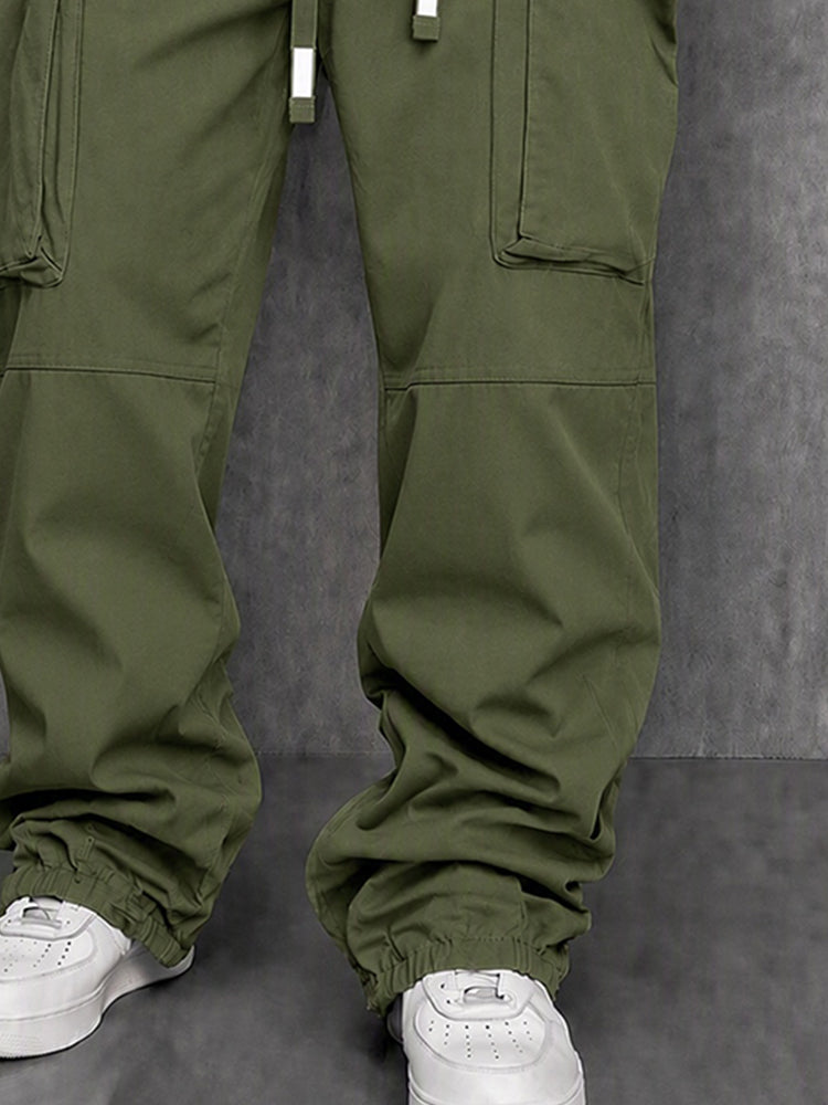 Utility 100% Cotton Cargo Drawstring Pants