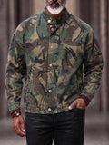 Utility Stand Collar Camouflage Jacket
