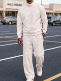 Comfortable Minimalist Stand Collar Matching Set