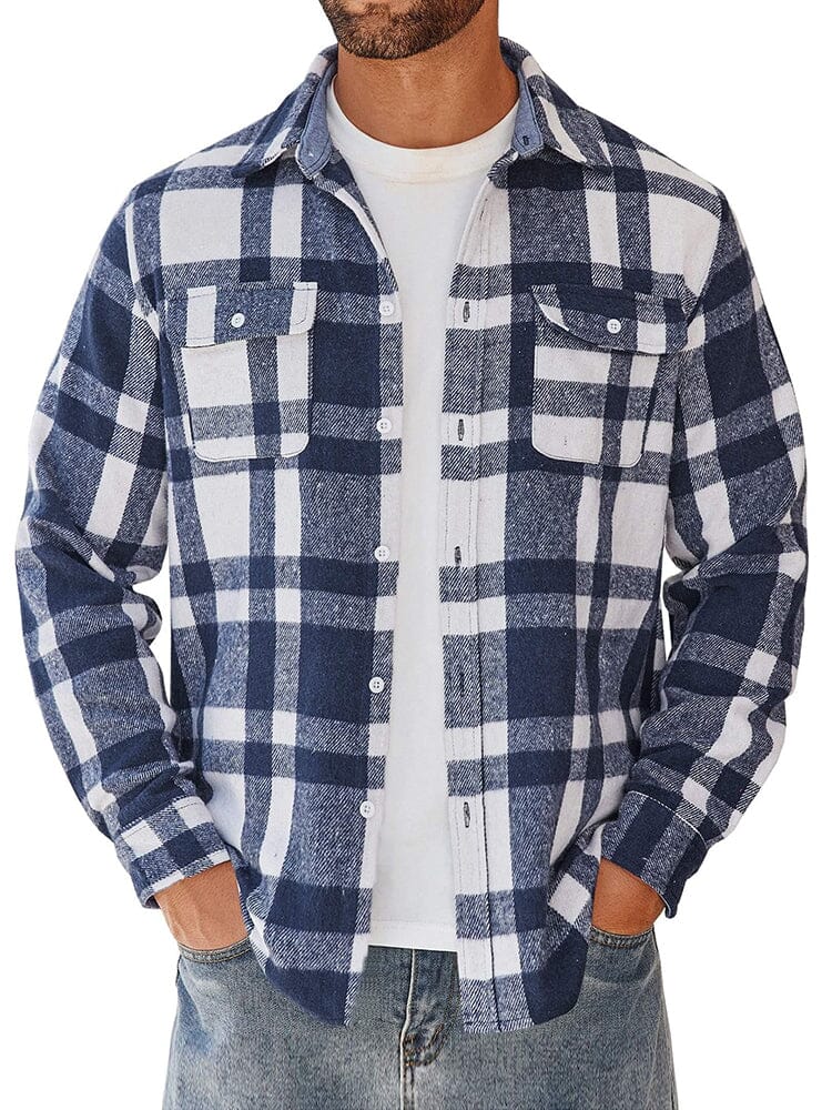 Leisure Checked Flannel Shirt