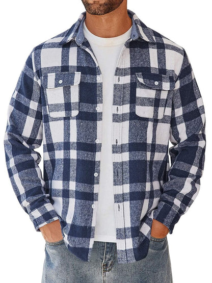 Leisure Checked Flannel Shirt