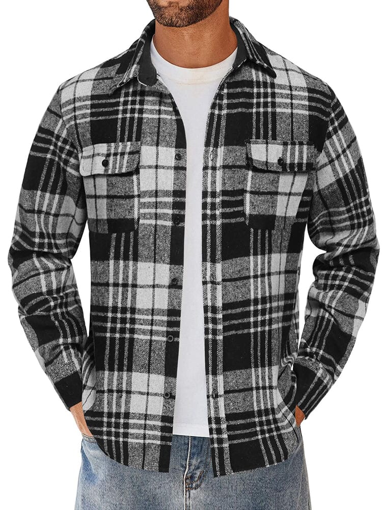 Leisure Checked Flannel Shirt