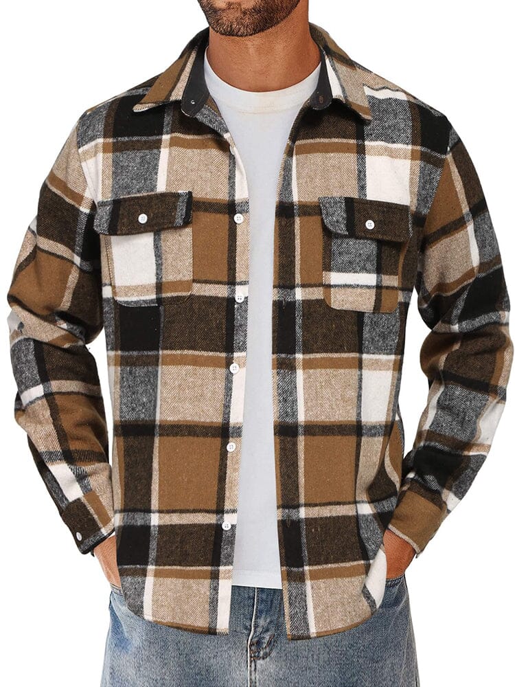 Leisure Checked Flannel Shirt