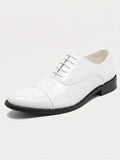 Patent Leather Cap Toe Oxford Dress Shoes