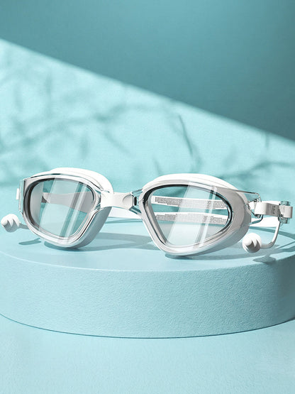 Anti-Fog Swimming Goggles with Ear Plugs