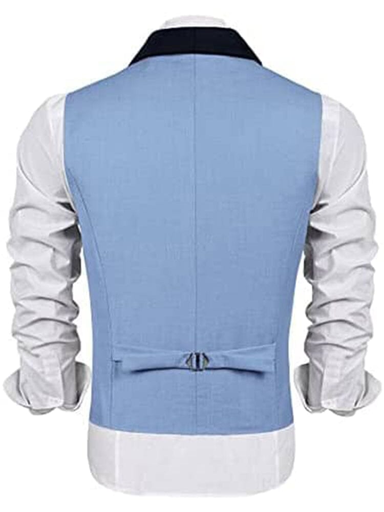 Buttons V-neck Suit Vest (US Only)